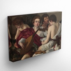 Caravaggio - I Musici - Quadro su Tela